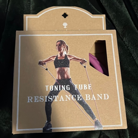 Other - New Oak and Reed Toning Tube Resistance Band Medium +/- 30lbs Resistance Band